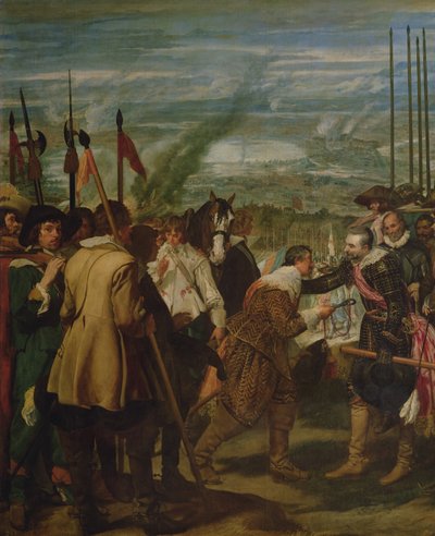 The Surrender of Breda (detail) by Diego Velázquez